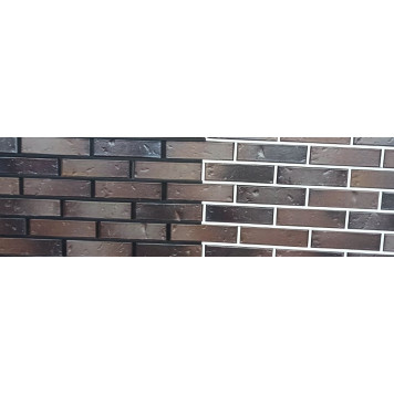 Клинкерный кирпич Керамейя Рустика Базальт K 24.06-1