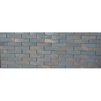 Клинкерный кирпич керамейя рустика Графит 6 -0