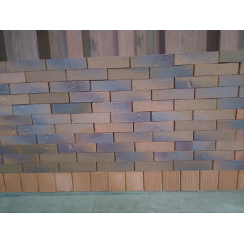 Клинкерный кирпич керамейя рустика Гранат 6 -3