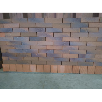 Клинкерный кирпич керамейя рустика Гранат 6 -4