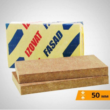 Базальтовый фасадный утеплитель Izovat FASAD (Изоват Фасад) 50мм НОВИНКА! АКЦИЯ!!! Базальтовый фасадный утеплитель Izovat FASAD (Изоват Фасад) 50мм НОВИНКА! АКЦИЯ!!!-0