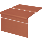 Клинкерные ступени(01) Комплект РИМСКИЙ Рифленый Красный Клинкерные ступени(01) Комплект РИМСКИЙ Рифленый Красный