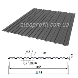 Профнастил ПС 10