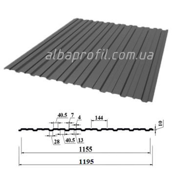 Профнастил ПС 10-0