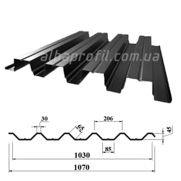 Профнастил ПК 45-0