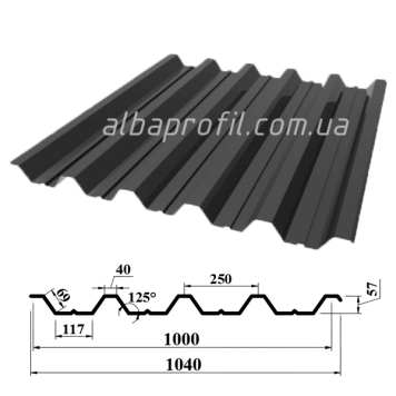 Профнастил ПК 57-0
