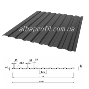 Профнастил ПК 18 (Одесса)-0