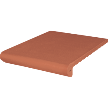 Клінкерні щаблі (01) Ступінь АНТИЧНАЯ гладка / рифлена Червона-0