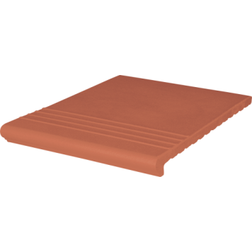 Клинкерные ступени (01) Ступень ВЕНЕЦИАНСКАЯ гладкая/рифленная Красная 330x245x16 Клинкерные ступени (01) Ступень ВЕНЕЦИАНСКАЯ гладкая/рифленная Красная 330x245x16-0