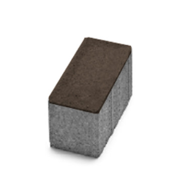 Тротуарная плитка Авеню  Брусчатка безфасочная 20-10-8 венге-0