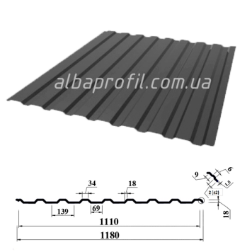 Профнастил ПК 18-0