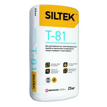 Siltek T-81 Клей для плитки высокоэластичный Siltek T-81 Клей для плитки высокоэластичный-0