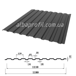 Профнастил ПС 18