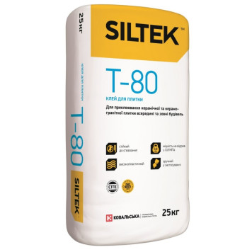 Siltek T-80 Клей для плитки Siltek T-80 Клей для плитки-1