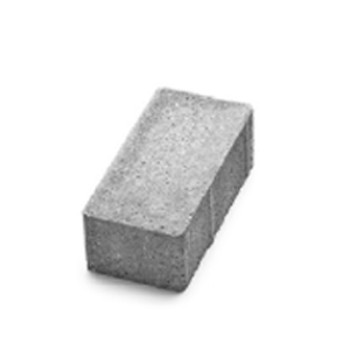 Тротуарная плитка Авеню  Брусчатка безфасочная 20-10-6 серый-0