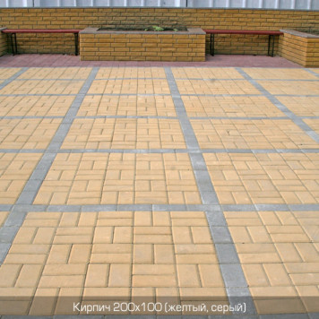 Кирпич 200х100-40